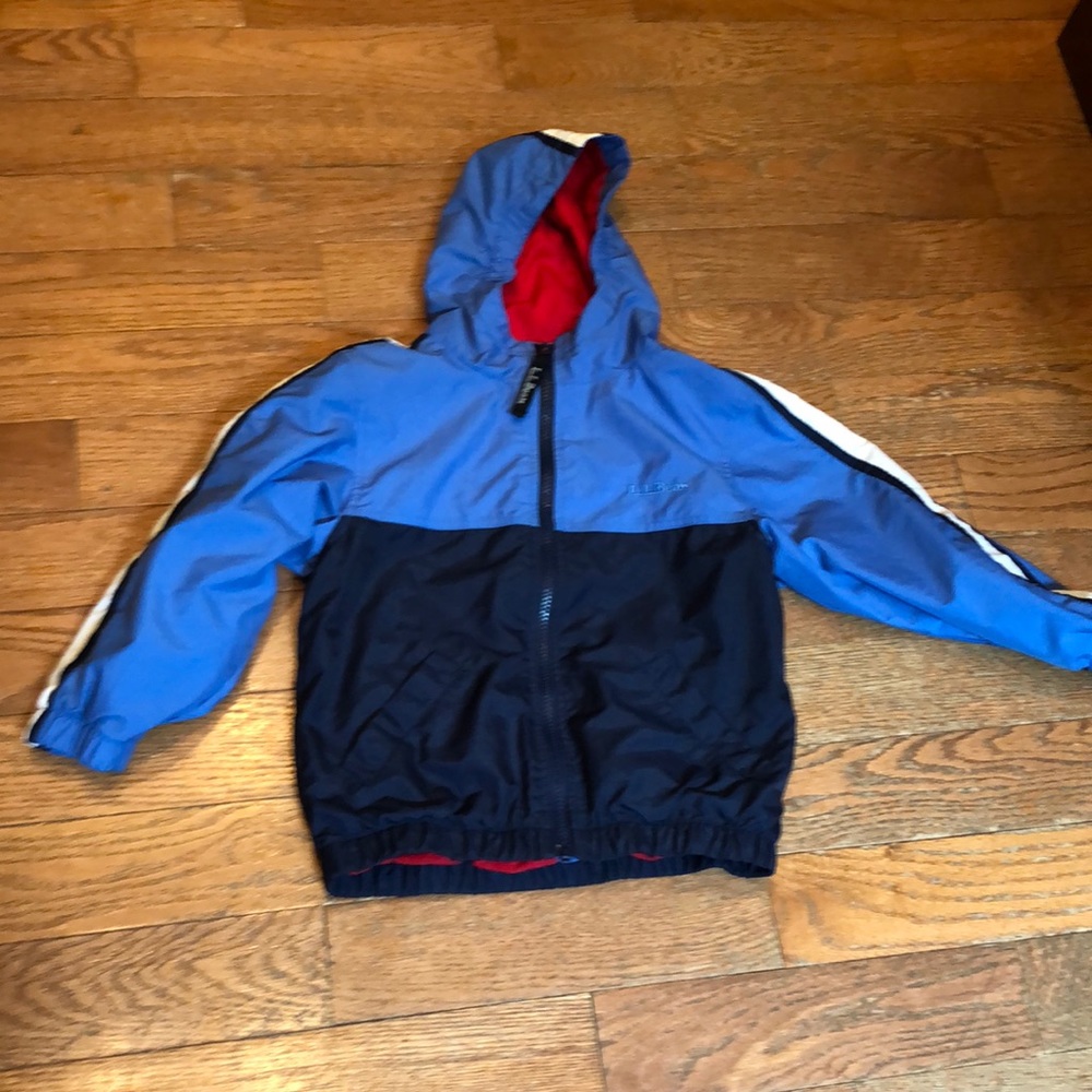LLBean kids jacket lightweight Medium 5/6